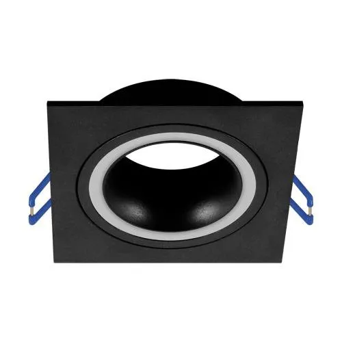 INDI D SMALL BLACK Deckeneinbaustrahler quadratisch schwarz Struhm 04107