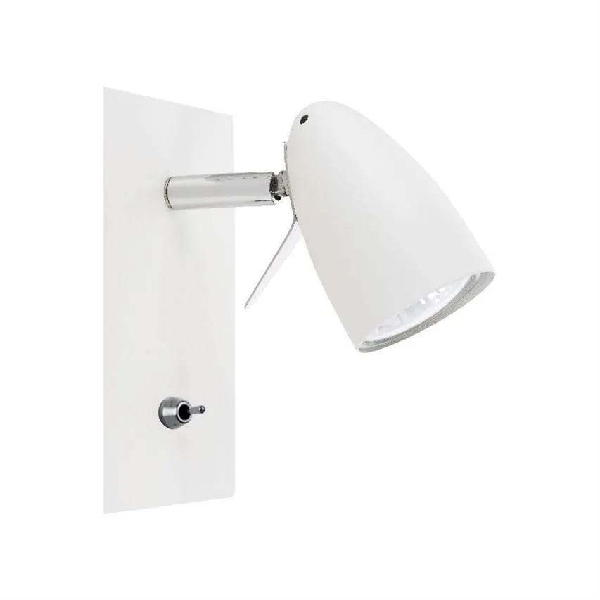 Ian Wandleuchte 1xGU10 Max.35W Weiß/Chrom BRITOP Lighting 2736102