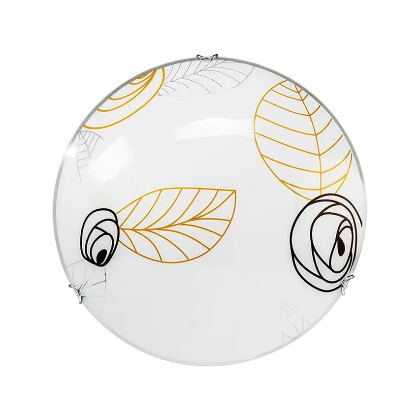 Indiana Deckenleuchte 2xE27 60W Chrom/Weiss/Braun Spot-Light 4454002