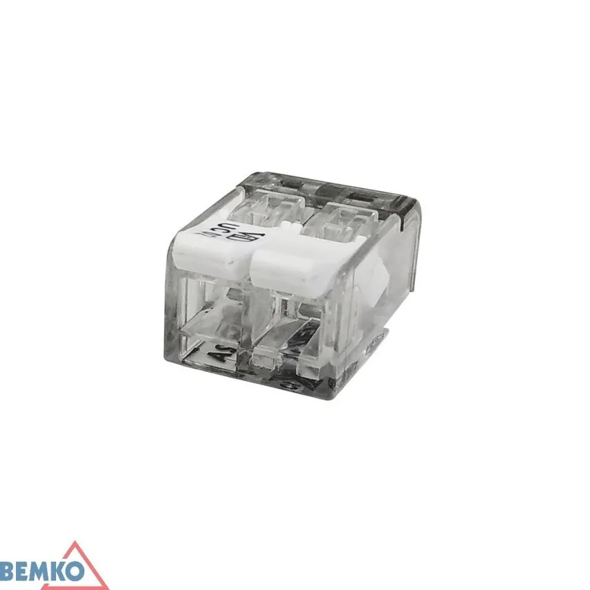 Installations-Schnellverbinder 4mm2 x 2 - 100 SZT Bemko