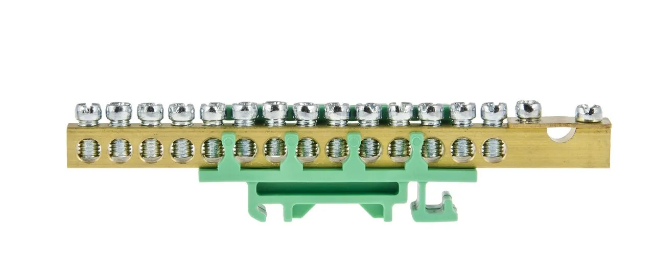 KLEMMLEISTE 14X16 MM2, 1X35 MM2 - GRÜN