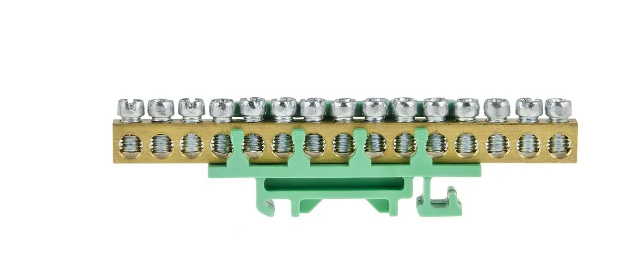 KLEMMLEISTE 15X16 MM2 - GRÜN