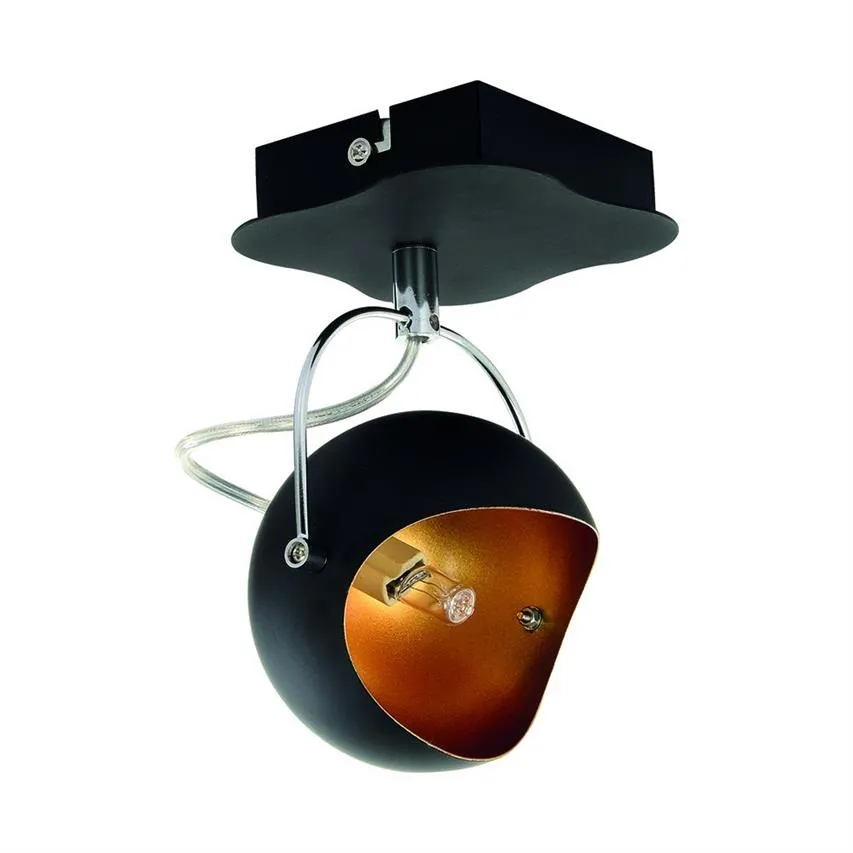 Kana Wandleuchte 1xG9 28W Schwarz/Gold BRITOP Lighting 2722104