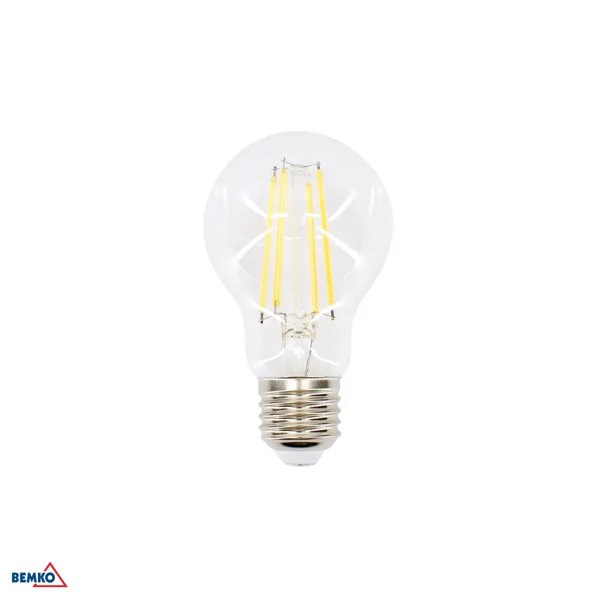 LED FILAMENT Glühbirne 230V E27 A60 7.5W 1055LM 4000K 320ST Bemko