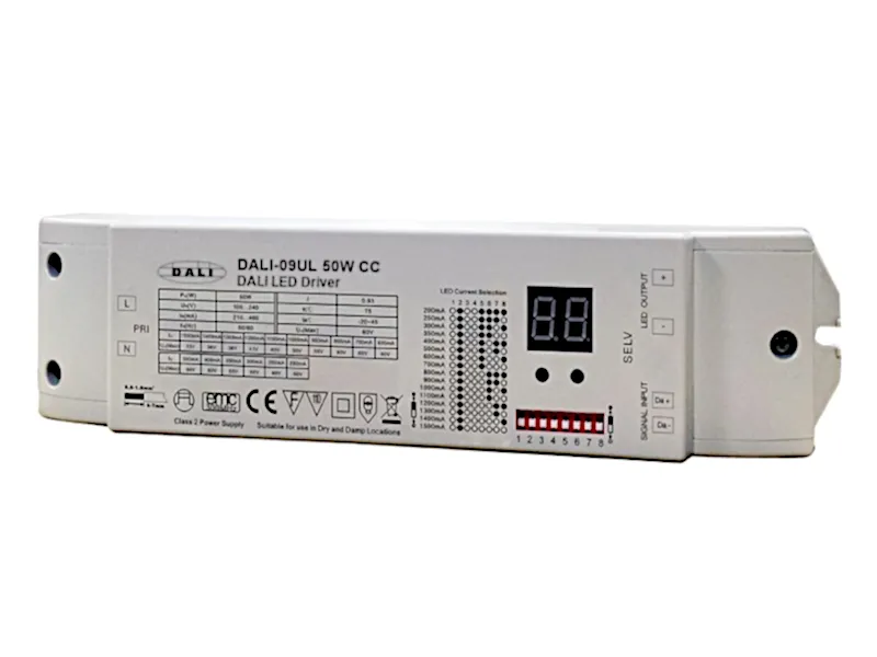 LED-Netzteil 250mA-1,5A 50W mit DALI/PUSH-Schnittstelle