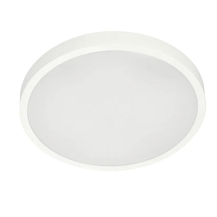 LED-Plafond PERETI 18W weißer Ring 29,5cm, 4000K neutralweiß, 1800lm, IP44, 220-240V EDO777608 EDO