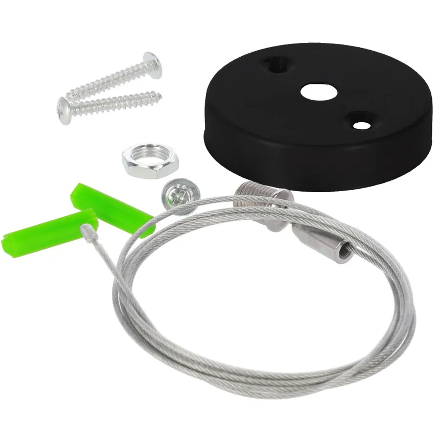 MEVA PRO 1,5m pandent Zubehörschiene Aufhängeset EDO777673 Schwarz