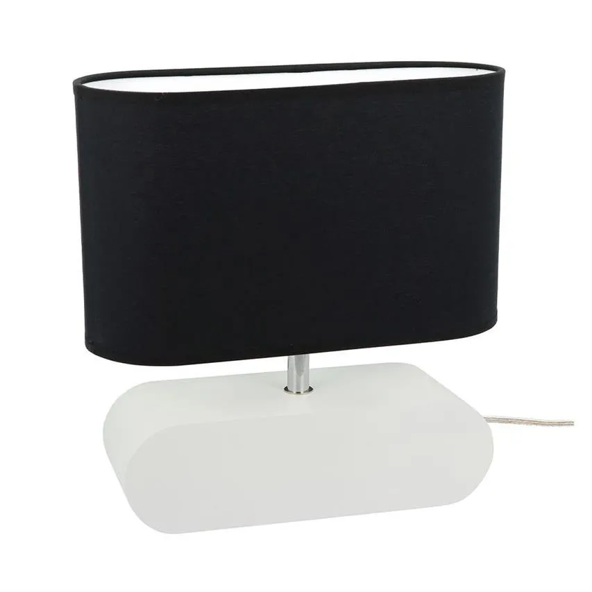 Marinna Tischlampe 1xE27 Max.25W Weiß/Transparent/Schwarz Spot Light 7615042