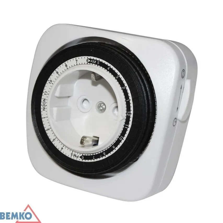 Mechanisches Programmiergerät 24H SCHUKO-MINI Bemko