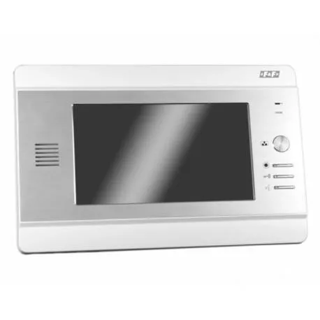 Monitor 7" weiß und silber MK-02 F&F