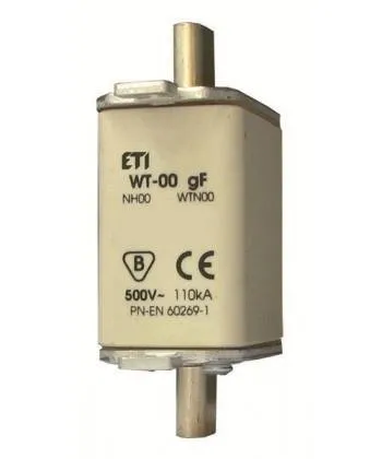 NH00/WT-00 gF 63A/500V ETI Polam-Sicherungseinsatz