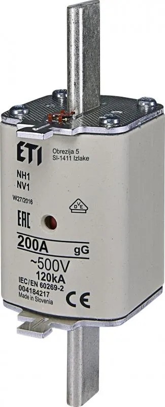 NH1 gG 200A/500V ETI Polam-Sicherungseinsatz