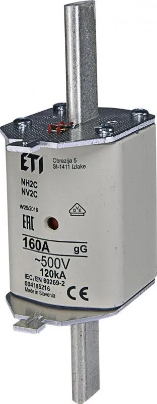 NH2C gG 160A/500V ETI Polam-Sicherungseinsatz