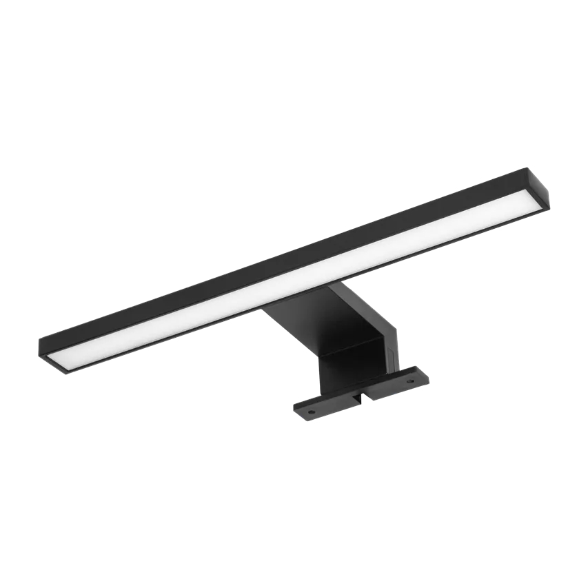 NORTES LED 5W, Licht über Spiegel, 320lm, 4000K, Länge 30 cm, Kunststoff, schwarz