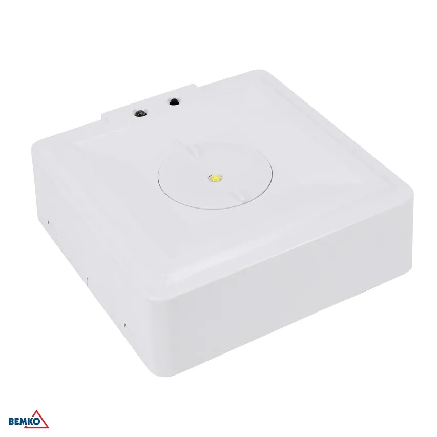 Notleuchte SKALER QUADRATOWA 3W OPEN LIGHTING IP40 AUTOTEST 3H CNBOP Bemko