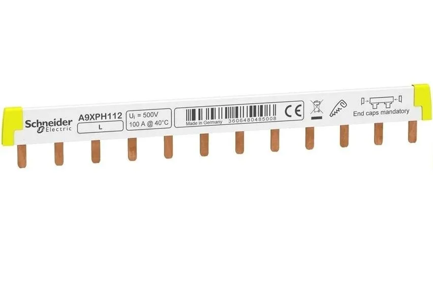 Phasenschiene Steg A9XPH112 100A 1-polig 12 Module Schneider
