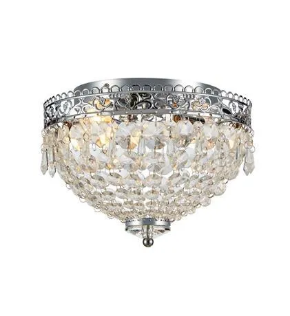 Plafond Aufputz JOLINE 2L IP21 chrom 40W E14 108423