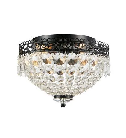 Plafond Aufputz JOLINE 2L IP21 schwarz 40W E14 108424