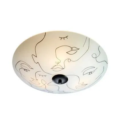 Plafond MESSY FAMILY 40W E14 weiß 108459