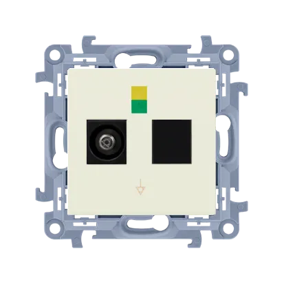 Potentialausgleichsdose (Modul) cremefarben Simon 10