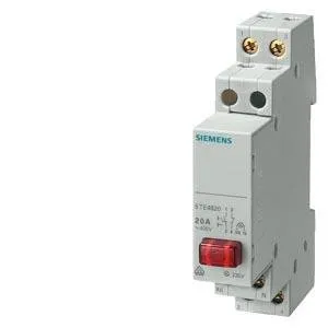 SENTRON 20A 1Z 1R rot modularer Taster mit Lampe 230V 5TE4820 Siemens