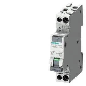 SENTRON 2P 10A B 0,03A Fehlerstrom-Schutzschalter Typ AC 6kA 5SV1316-0KK10 Siemens