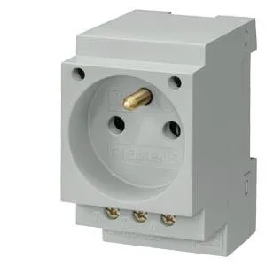 SENTRON 2P+Z 16A 230V CEE7 Modularsteckdose mit Stift 5TE6803 Siemens