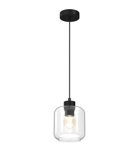 SOMBRA CLEAR Pendelleuchte 1xE27 schwarz MLP8367