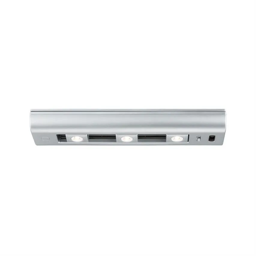 Schrankleuchte Slide Bar 30cm LED 3000K Chrom matt 6x1.5V AA