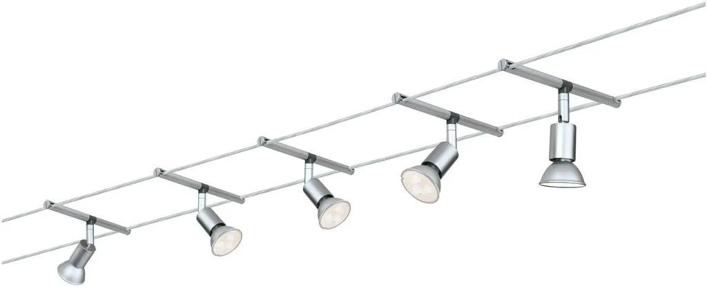 Seilsystem LED Spice SaltLED 5x4W Chrom matt 12V