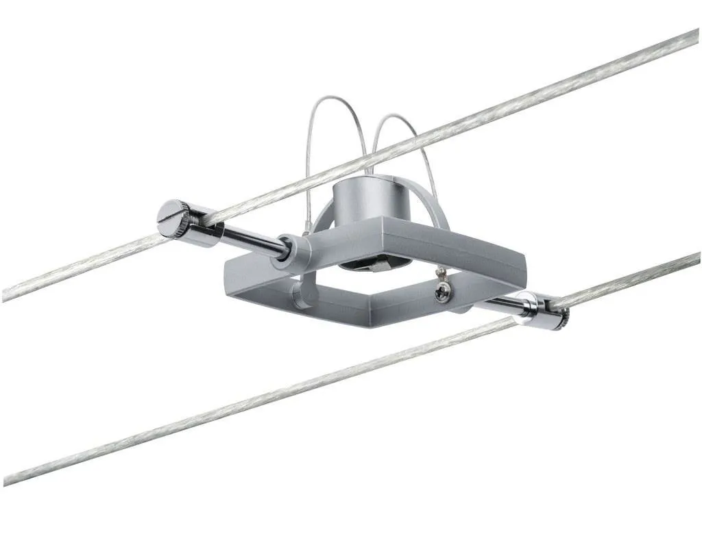 Seilsystem Spot Mac II GU5,3 Chrom matt 12V