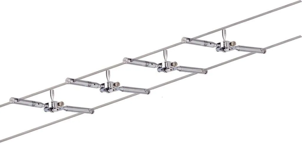 Seilsystem Togo 4xGU5,3 Chrom 12V