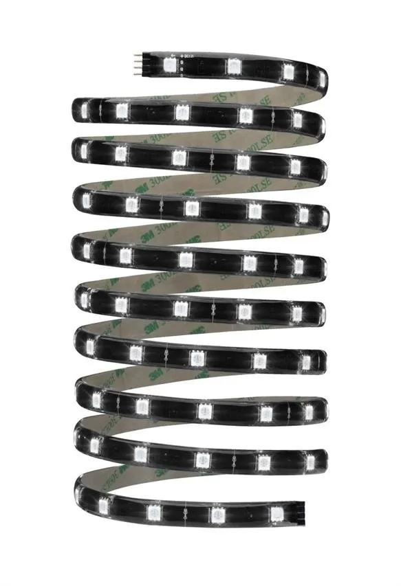 Set LED YourLED 3m 28,8W RGB 550lm 12V DC Schwarz