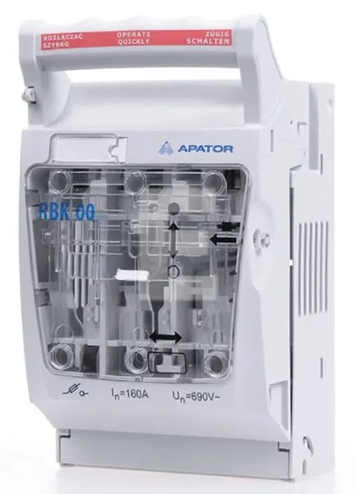 Sicherungslasttrennschalter 3P 160A 690V RBK-00-M Schraubklemmen Apator 63-823333-121