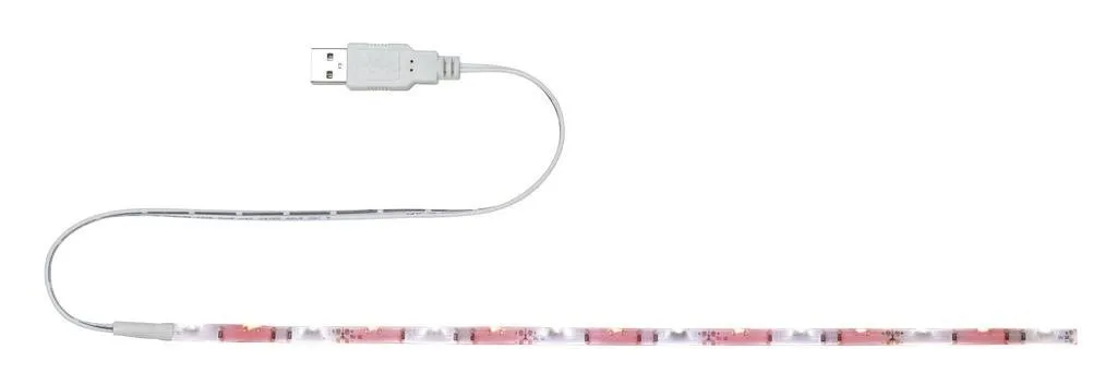 Stripe LED USB 30cm 1,5W rot-weiss