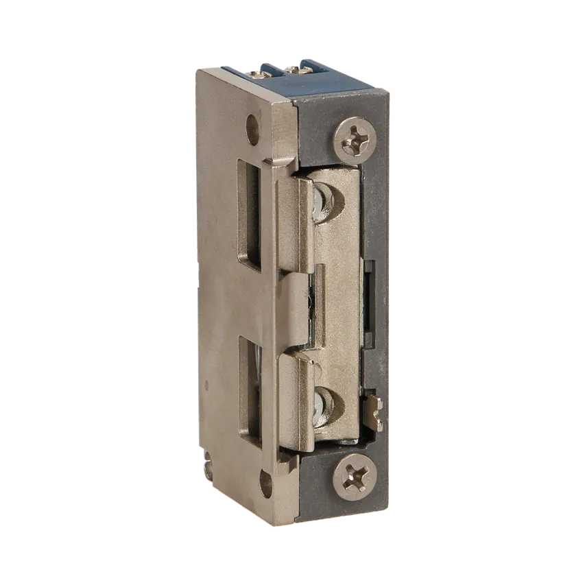 Symmetrischer elektrischer Türöffner mit Führung und Verriegelung, MINI, Schwachstrom, 280mA bei 12VDC