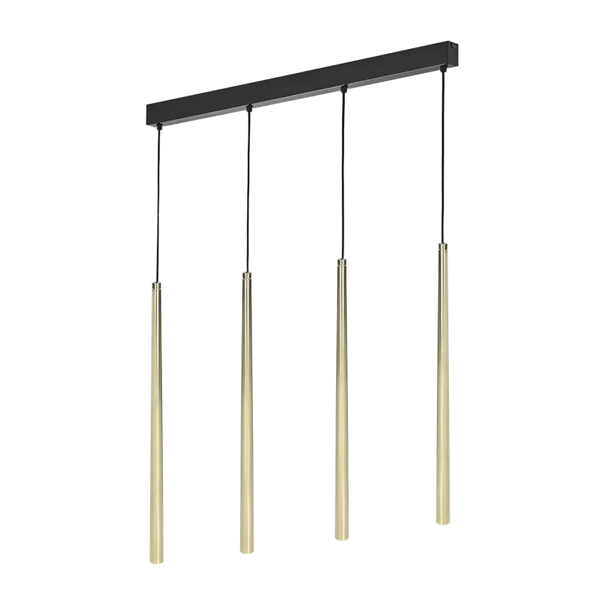 Tabung 4P G9, Pendelleuchte, max. 6W, gold