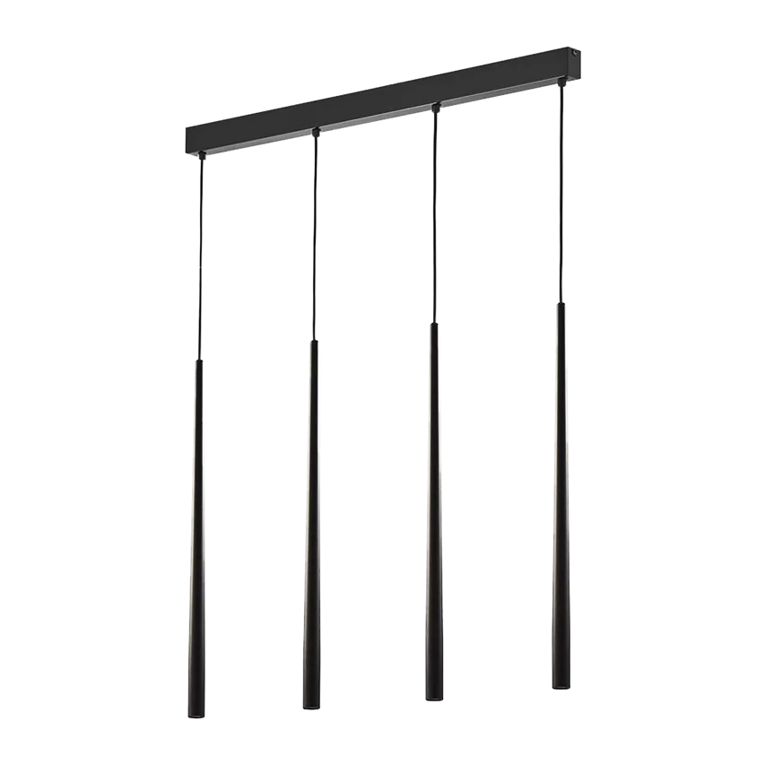 Tabung 4P G9, Pendelleuchte, max. 6W, schwarz