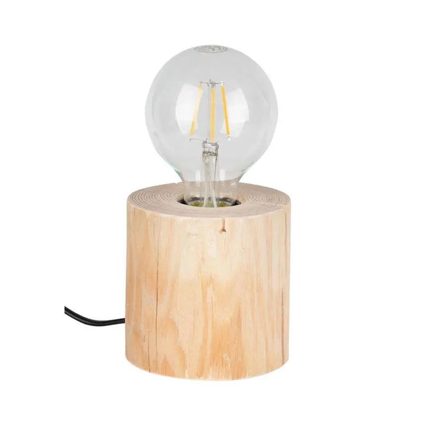 Trabo Table Tischleuchte 1xE27 Max.25W Natürliche Kiefer/Schwarz Spot Light 76911150