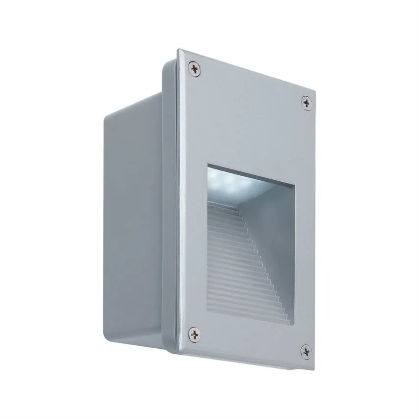Treppenleuchte LED Paulmann Wall 2,4W 6500K IP44 Silber