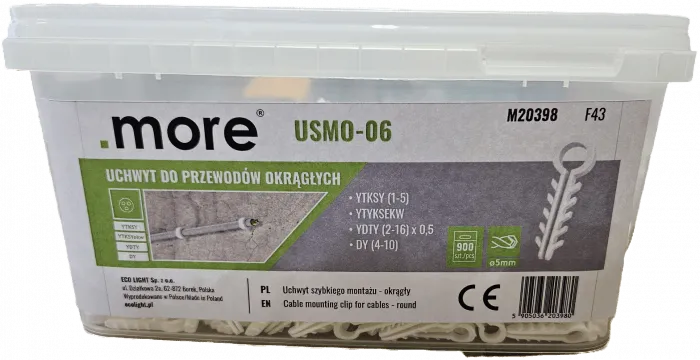 USMO-6 Kabelhalteeimer (900 Stück) M20398 Eco Light