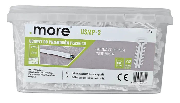 USMP-3 Kabelhalter Eimer (900 Stück) M20374 Eco Light