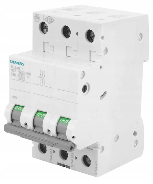 Überstrom-Schutzschalter C 16A 6kA 5SL6316-7 Siemens