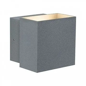 Wandaufbauleuchte, Außen Cybo LED quadratisch grau ruchomy 2x3W 2700K 213lm IP65 Paulmann