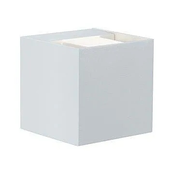 Wandaufbauleuchte, Außen Cybo LED quadratisch weiß 2x3W 2700K 213lm IP65 Paulmann