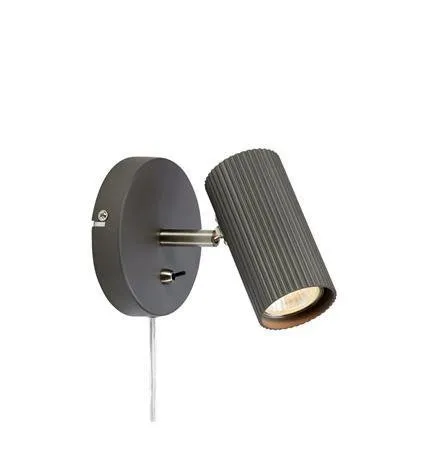 Wandleuchte COSTILLA 1L 7W GU10 dunkelgrau 108467