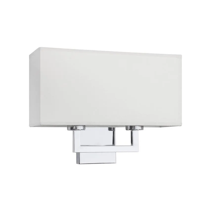 Wandleuchte HOTEL II E27 ecru, chrom Nowodvorski 4731