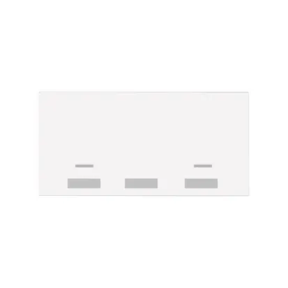 Wippe iO Master Zweipoliger Schalter 2 Funktionen personalisiert mattweiß IP20 Simon 100