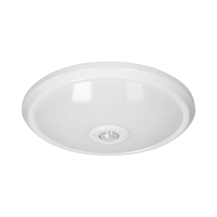 ZONDA LED 16W, Lichthof mit Bewegungsmelder, 1100lm, IP20, 4000K, milchiges Polycarbonat, weiß