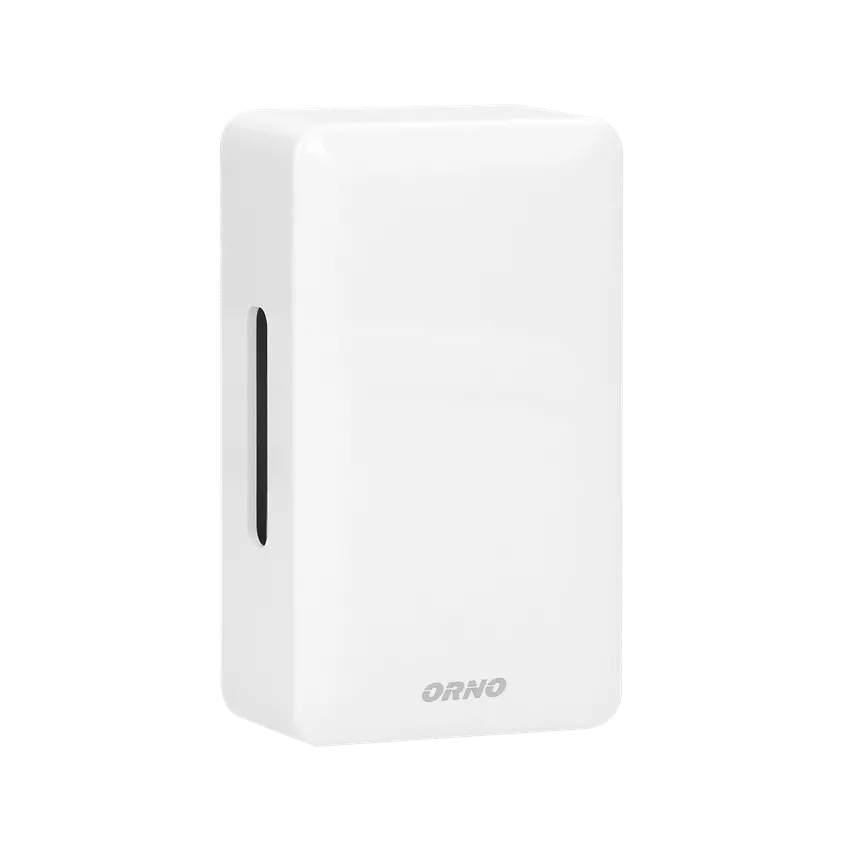 Zweifarbige elektromechanische Klingel BREVIS MINI AC, 230V, schneeweiß